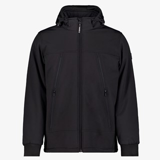 Kjelvik padded heren softshell jas zwart