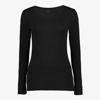 TwoDay dames shirt katoen zwart