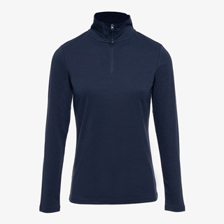 Mountain Peak dames skipully met rits blauw