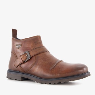 Bugatti leren heren boots bruin