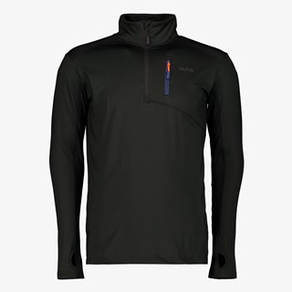 Kjelvik heren skipully met rits zwart