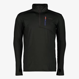 Kjelvik heren skipully met rits zwart