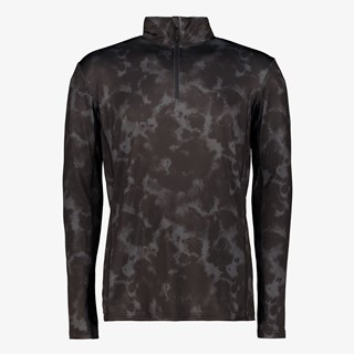 Mountain Peak heren skipully met rits zwart