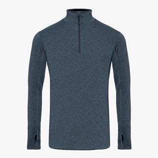 Mountain Peak heren skipully met rits blauw
