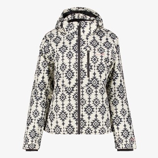 Mountain Peak dames ski-jas met print zwart wit