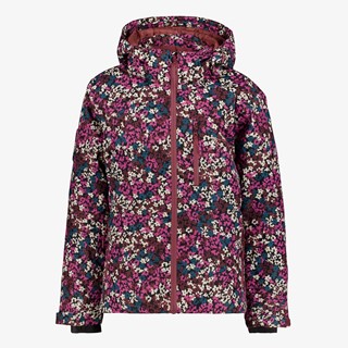 Mountain Peak kinder ski-jas met bloemetjes roze