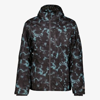 Mountain Peak heren ski-jas met print zwart blauw