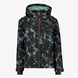 Mountain Peak kinder ski-jas met print zwart blauw