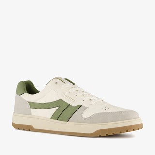 Heren sneakers wit groen