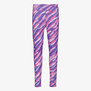 Osaga meisjes sportlegging paars met print