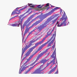 Osaga Dry meisjes sport T-shirt paars met print