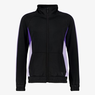 Osaga meisjes trainingsvest zwart paars