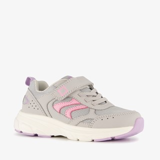 Blue Box meisjes sneakers grijs roze