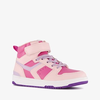 Blue Box hoge meisjes sneakers roze paars
