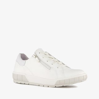 Hush Puppies leren dames sneakers wit