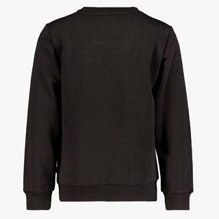Puma Ess Big Logo Crew kinder sweater zwart