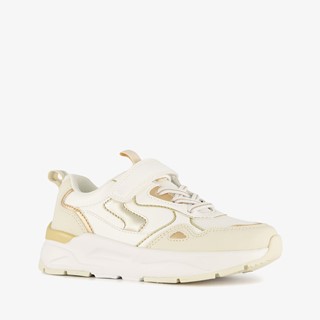 Blue Box meisjes dad sneakers metallic goud