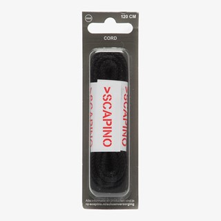 Zwarte veters rond 120 cm