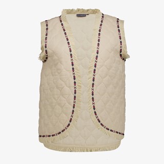 FEOYA Dames Pailletten Franje Gilet Mouwloos Kwastje Jas Sprankelend Open Voorkant Vest Casual Vintage Westerse Hippie Mode Glitter S-L