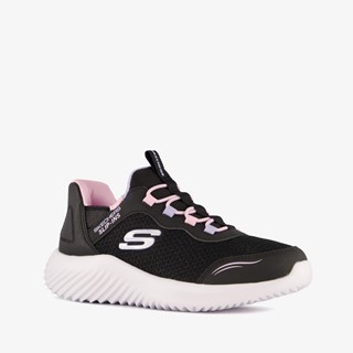 Skechers Slip-Ins Bounder meisjes sneakers zwart