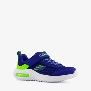 Skechers Bounder Tech jongens sneakers blauw