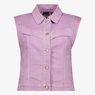 TwoDay dames denim gilet lila