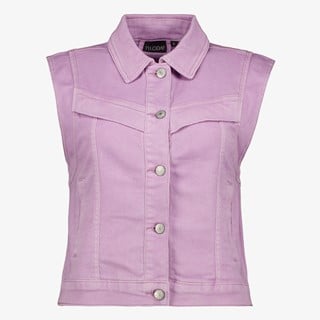 TwoDay dames denim gilet lila
