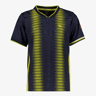 Dutchy Dry kinder voetbal T-shirt zwart geel