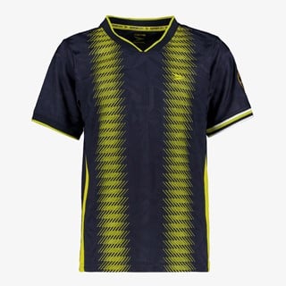 Dutchy Dry kinder voetbal T-shirt zwart geel