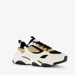 Blue Box dames dad sneaker wit zwart online bestellen | Scapino