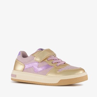 Blue Box meisjes sneakers goud paars