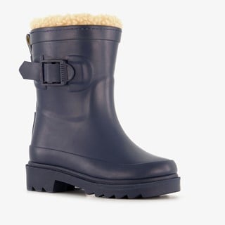 XQ Footwear gevoerde kinder regenlaarzen blauw