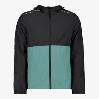 Osaga heren hardloop jas zwart blauw