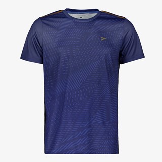 Dutchy Dry heren voetbal T-shirt blauw met print