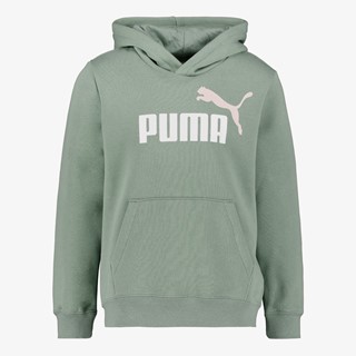 Puma ESS 2 Col Big Logo FL kinder hoodie groen