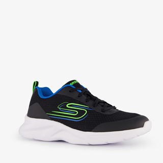 Skechers Dynamatic kinder sneakers zwart