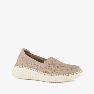 Skechers Wilshire Blvd dames instappers beige
