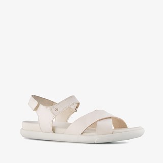 ECCO Damara leren dames sandalen beige