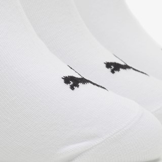 3 paar Puma unisex sneakersokken wit