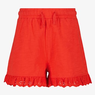 TwoDay meisjes broderie short rood