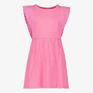 TwoDay meisjes broderie jurk roze