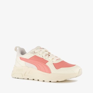 Puma Trinity 2 LT dames sneakers wit roze