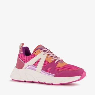Blue Box dames sneakers roze oranje