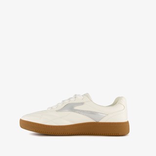 Blue Box dames sneakers wit zilver