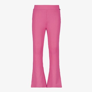 TwoDay geribde meisjes flared broek roze