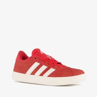 Adidas VL Court 3.0 kinder sneakers rood wit