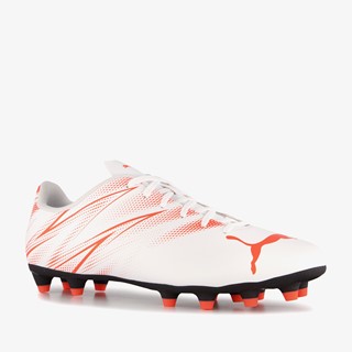 Puma Attacanto FG heren voetbalschoenen wit rood