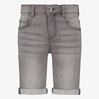 Unsigned jongens denim short grijs