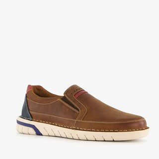Hush Puppies leren heren instappers cognac