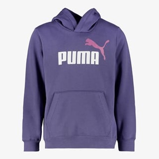 Puma ESS 2 Col Big Logo FL kinder hoodie blauw